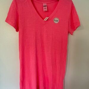 NEW! Victoria’s Secret Pink V-Neck Sleepwear T-Shirt- Medium